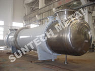 Chine Condensateur de tube de Shell pour la Pta, équipement de processus chimique du refroidisseur Gr.2 titanique société