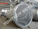 Refroidisseur Gr.2/échangeur de chaleur titaniques tube de Shell pour l'industrie de papier et de réduction en pulpe fournisseur