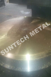Chine plat plaqué/Tubesheet d&#039;en cuivre d&#039;épaisseur de 120mm pour des échangeurs de chaleur usine