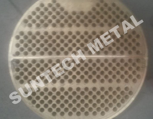 Plat plaqué de cuivre épais de B171 C46400 foré pour la résistance de Corrossion